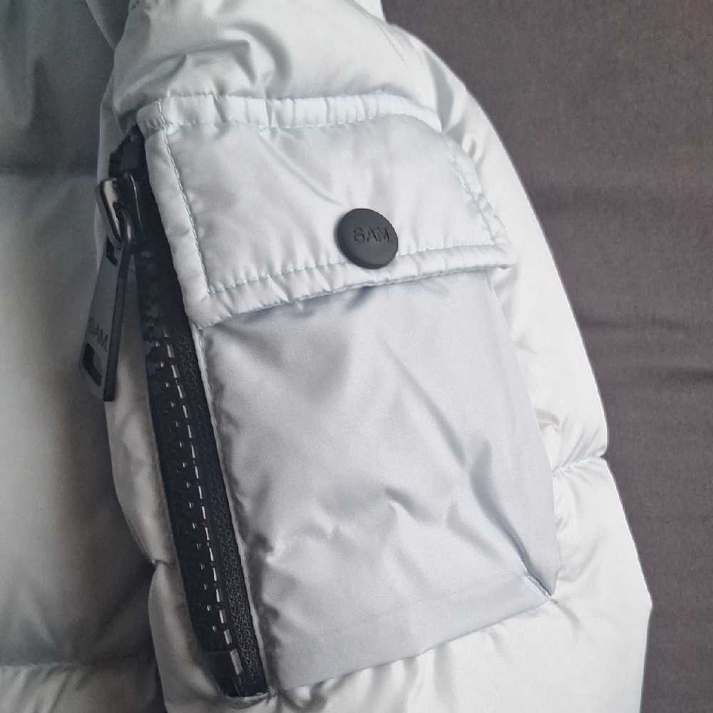 SAM Free Style Powder Blue Puffer Jacket - Picture 8 of 12